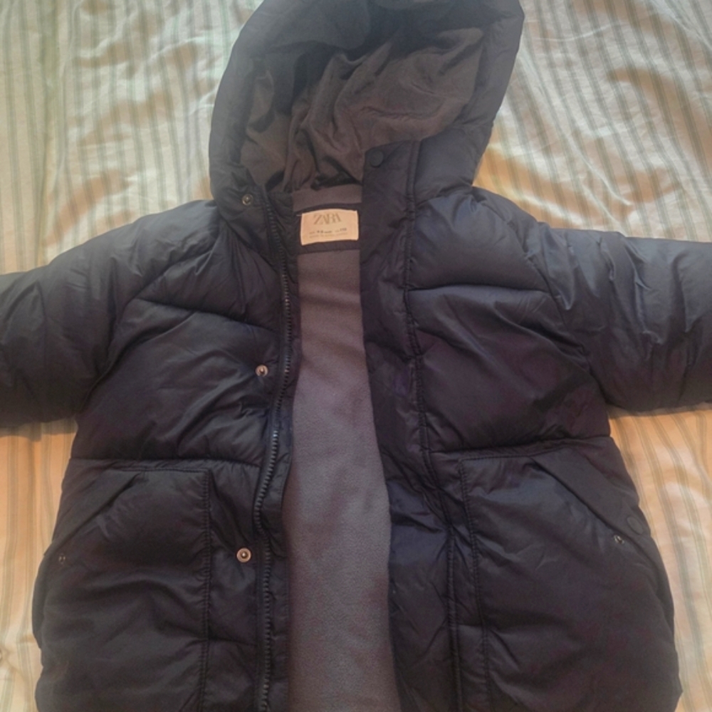 Zara Kids Navy Puffer Jacket